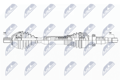 Приводной вал NTY NPW-VV-051
