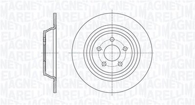 Тормозной диск MAGNETI MARELLI 361302040667