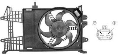 Ventilators, Motora dzesēšanas sistēma VAN WEZEL 1620751