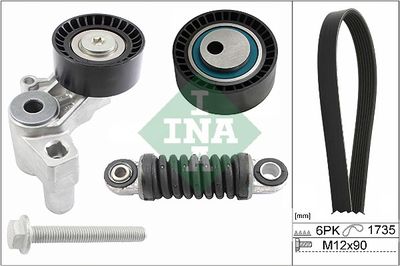 Поликлиновой ременный комплект Schaeffler INA 529 0097 10