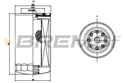 Топливный фильтр BREMSI FE1502