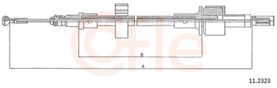 Трос, управление сцеплением COFLE 11.2323