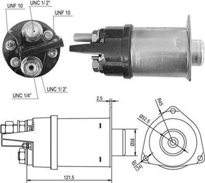 Ievilcējrelejs, Starteris MAGNETI MARELLI 940113050424