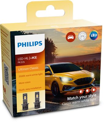Лампа накаливания, фара дальнего света PHILIPS 11336U2510C2