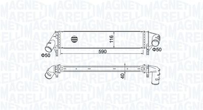 Интеркулер MAGNETI MARELLI 351319205260