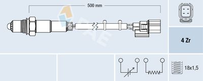 Лямбда-зонд FAE 77659