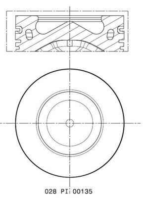 Поршень MAHLE 028 PI 00135 000