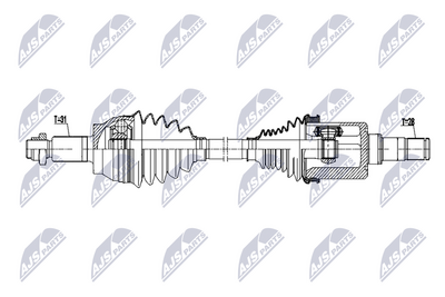 Приводной вал NTY NPW-LR-029
