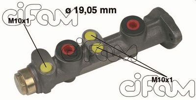 Galvenais bremžu cilindrs CIFAM 202-025