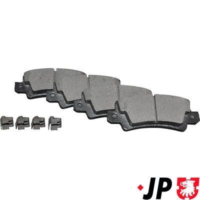 Комплект тормозных колодок, дисковый тормоз JP GROUP 4863701310