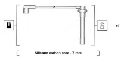 Augstsprieguma vadu komplekts MAGNETI MARELLI 941315060893