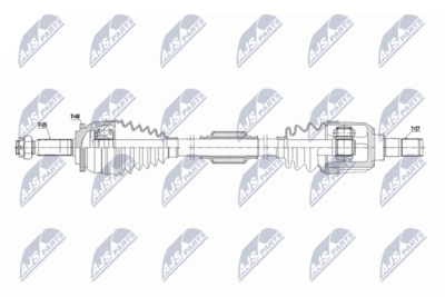 Приводной вал NTY NPW-HY-632