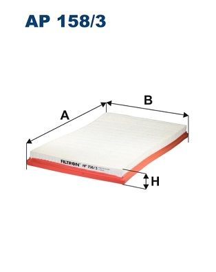Gaisa filtrs FILTRON AP 158/3