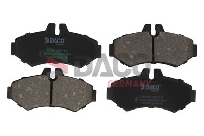 Комплект тормозных колодок, дисковый тормоз DACO 322301