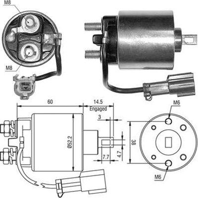 Ievilcējrelejs, Starteris MAGNETI MARELLI 940113050401
