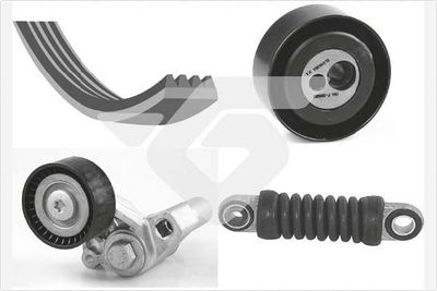 Ķīļrievu siksnu komplekts HUTCHINSON KHV 85