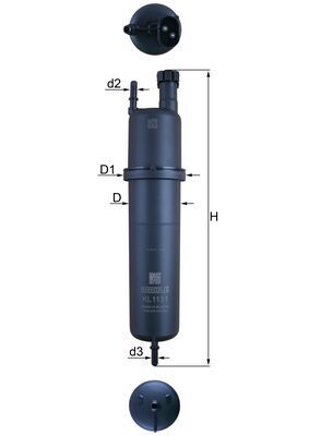 Топливный фильтр KNECHT KL 1131