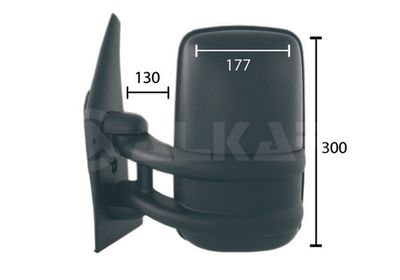 Ārējais atpakaļskata spogulis ALKAR 9201902