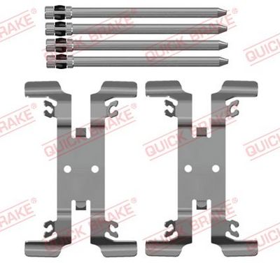 Комплектующие, колодки дискового тормоза QUICK BRAKE 109-0206