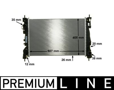 Radiators, Motora dzesēšanas sistēma MAHLE CR1180000P