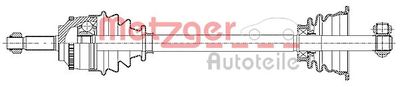 Приводной вал METZGER 7210025