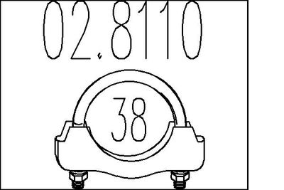 Savienojošie elementi, Izplūdes gāzu sistēma MTS 02.8110