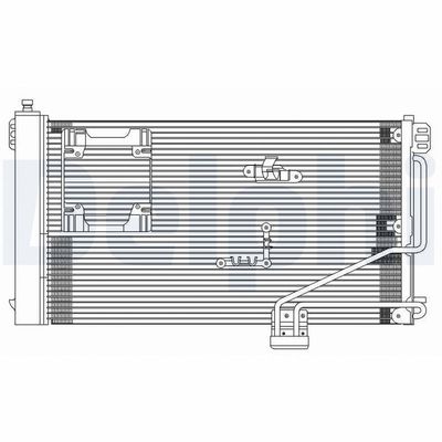 Конденсатор, кондиционер DELPHI TSP0225610