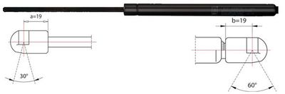 Газовая пружина, крышка багажник METZGER 2110436