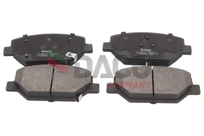 Комплект тормозных колодок, дисковый тормоз DACO 322716