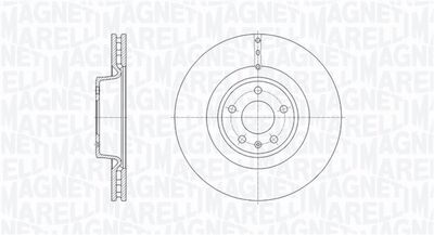 Тормозной диск MAGNETI MARELLI 361302040670