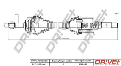 Приводной вал Dr!ve+ DP2110.10.0588