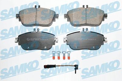 Комплект тормозных колодок, дисковый тормоз SAMKO 5SP1781A