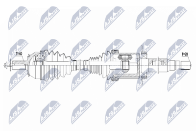Piedziņas vārpsta NTY NPW-VV-137