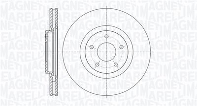 Bremžu diski MAGNETI MARELLI 361302040608