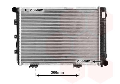 Radiators, Motora dzesēšanas sistēma VAN WEZEL 30002067