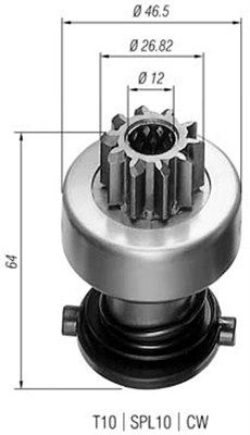 Zobrats, Starteris MAGNETI MARELLI 940113020194
