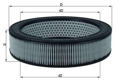 Воздушный фильтр MAHLE LX 1