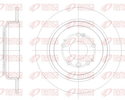 Bremžu diski REMSA 62518.00