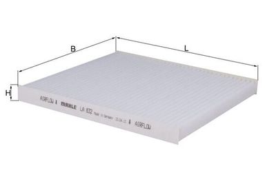 Фильтр, воздух во внутренном пространстве KNECHT LA 832