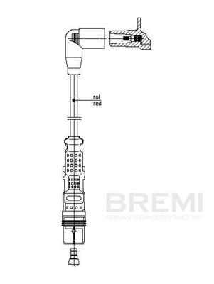 Провод зажигания BREMI 1A01/80
