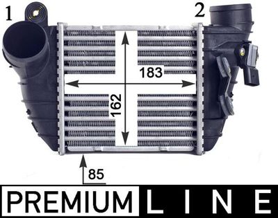 Интеркулер MAHLE CI 308 000P