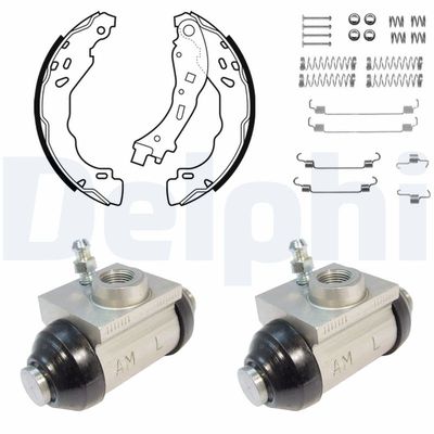 Комплект тормозных колодок DELPHI KP1146