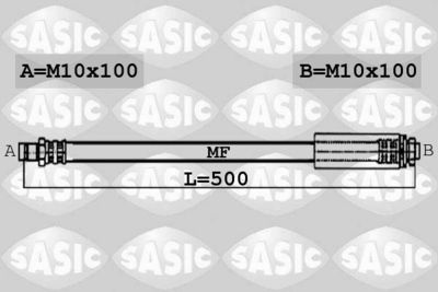 Bremžu šļūtene SASIC 6606224