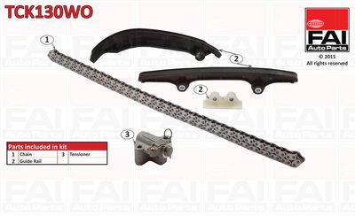 Комплект цели привода распредвала FAI AUTOPARTS TCK130WO