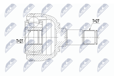 Шарнирный комплект, приводной вал NTY NPW-ME-085
