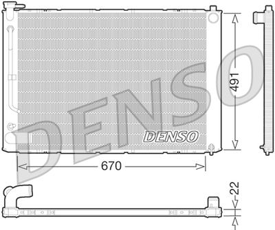 Radiators, Motora dzesēšanas sistēma DENSO DRM51011