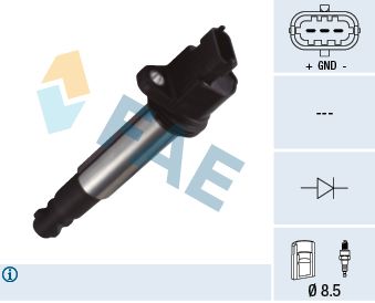 Aizdedzes spole FAE 80359