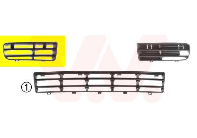 VAN WEZEL 5888592 Ventilatora reste, Bampers