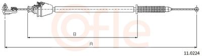 Тросик газа COFLE 11.0224