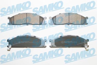 Комплект тормозных колодок, дисковый тормоз SAMKO 5SP378